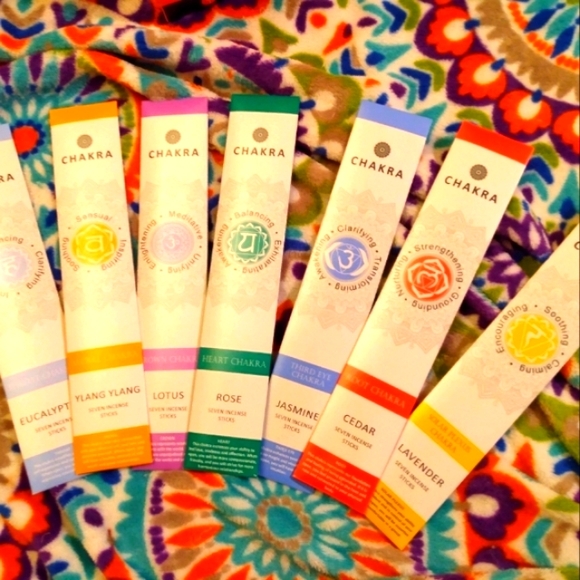 NEW Seven Chakra Incense Sticks - Picture 1 of 6